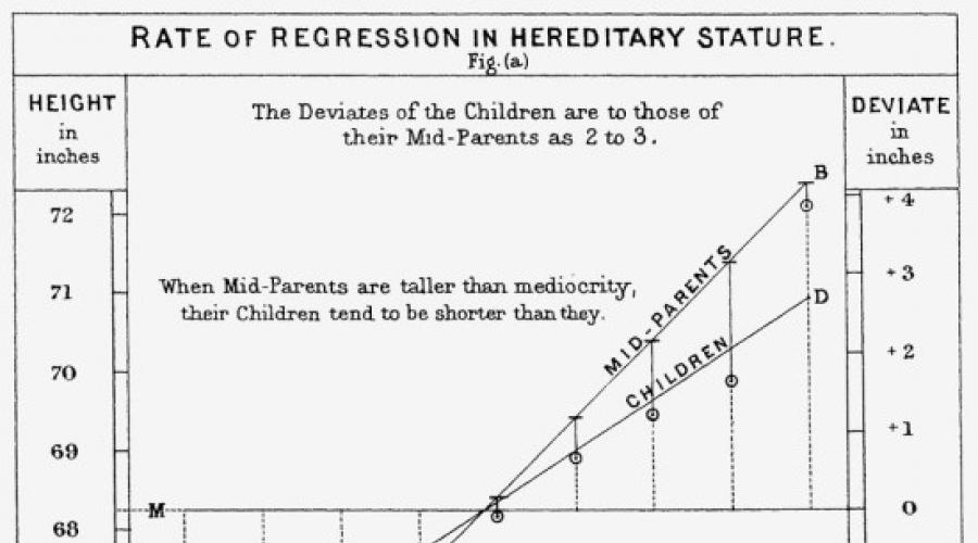 Regresi ke anak yang kejam.  Memahami regresi ke mean.  Penerapannya dalam dunia keuangan